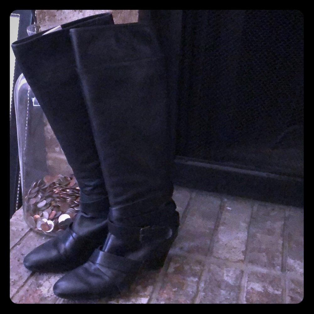 Cynthia Rowely Black Boots